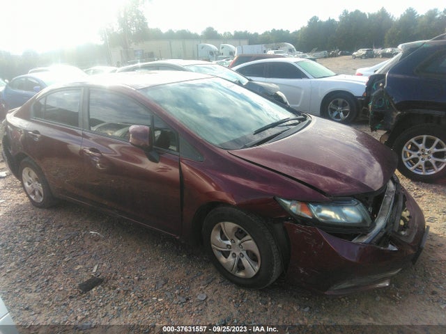 2013 HONDA CIVIC SDN LX VIN: 2HGFB2F58DH565912