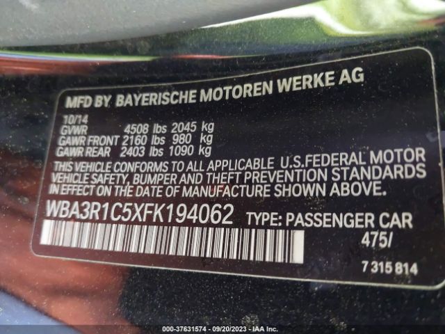 WBA3R1C5XFK194062 BMW 4 Series 435i