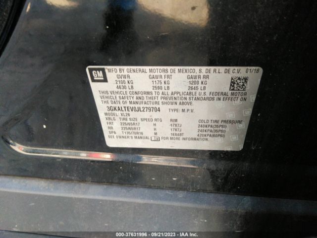 3GKALTEV0JL279704 GMC Terrain Sle