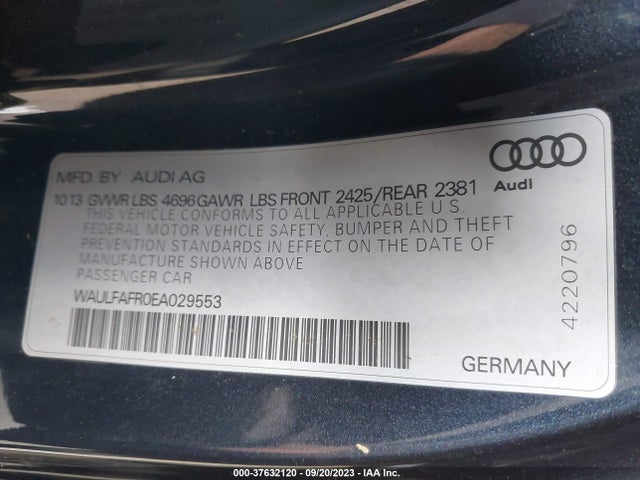 WAULFAFR0EA029553 Audi A5 Premium Plus