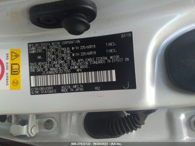 JTJYARBZ5F2017550 Lexus Nx 200t F Sport