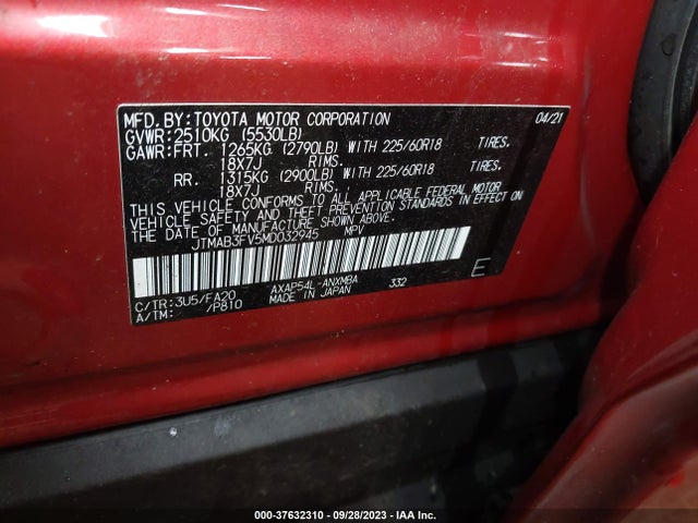 Toyota Rav4 Prime Se 2021 JTMAB3FV5MD032945 Image 9