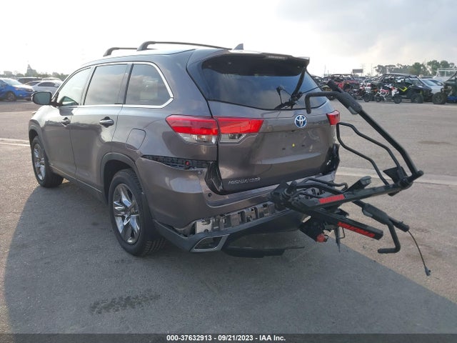 Toyota Highlander Hybrid Limited 2018 5TDDGRFH0JS051446 Image 3