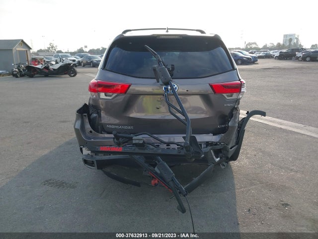 Toyota Highlander Hybrid Limited 2018 5TDDGRFH0JS051446 Image 6