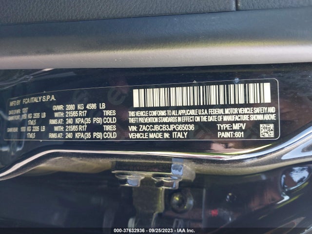 ZACCJBCB3JPG65036 Jeep Renegade Trailhawk