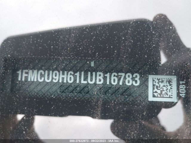 1FMCU9H61LUB16783 Ford ESCAPE SEL