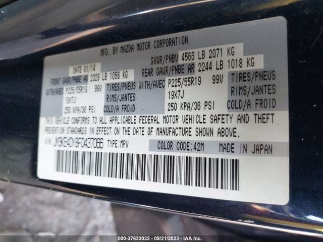 Mazda Cx-5 Grand Touring 2015 JM3KE4DY8F0437066 Image 9