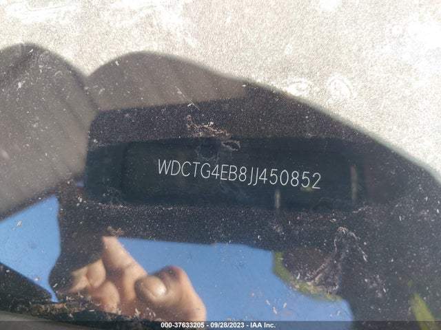 2018 MERCEDES-BENZ GLA 250 VIN: WDCTG4EB8JJ450852