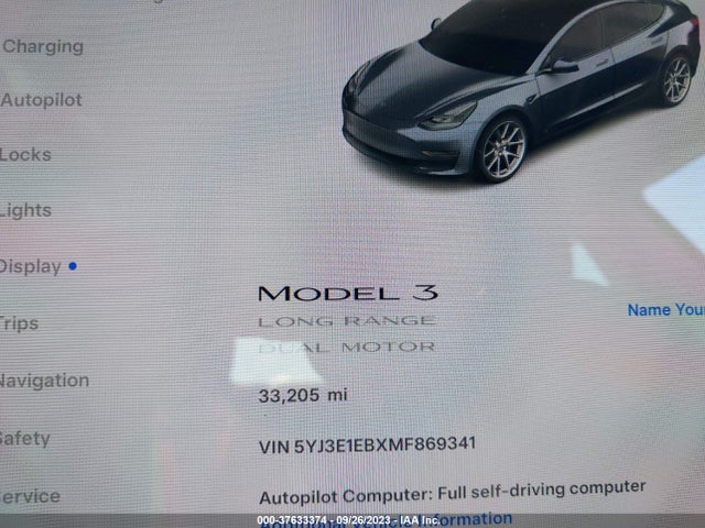 2021 Tesla 3, VIN: 5YJ3E1EBXMF869341