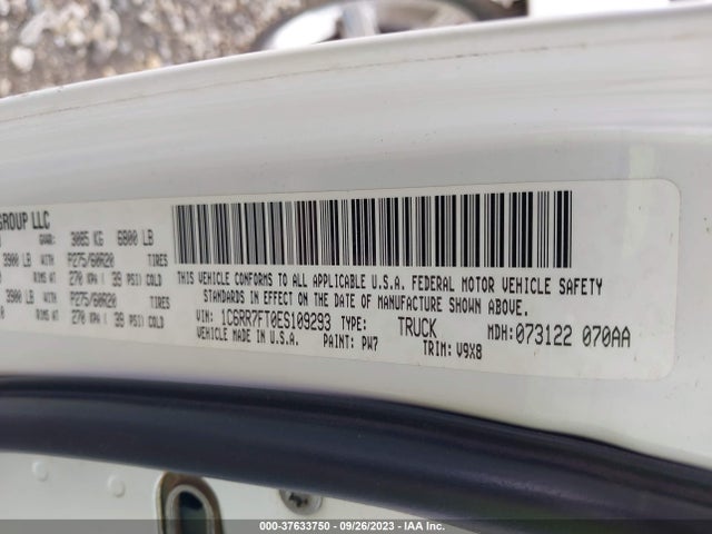 1C6RR7FT0ES109293 RAM 1500 Express