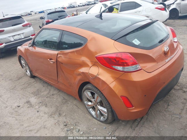 2012 HYUNDAI VELOSTER W/BLACK INT VIN: KMHTC6AD5CU052418