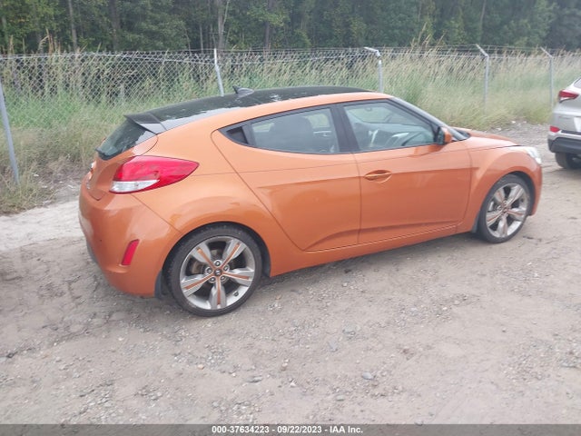 2012 HYUNDAI VELOSTER W/BLACK INT VIN: KMHTC6AD5CU052418