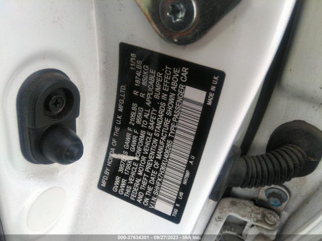 SHHFK7H36KU406265 Honda Civic Hatchback Lx