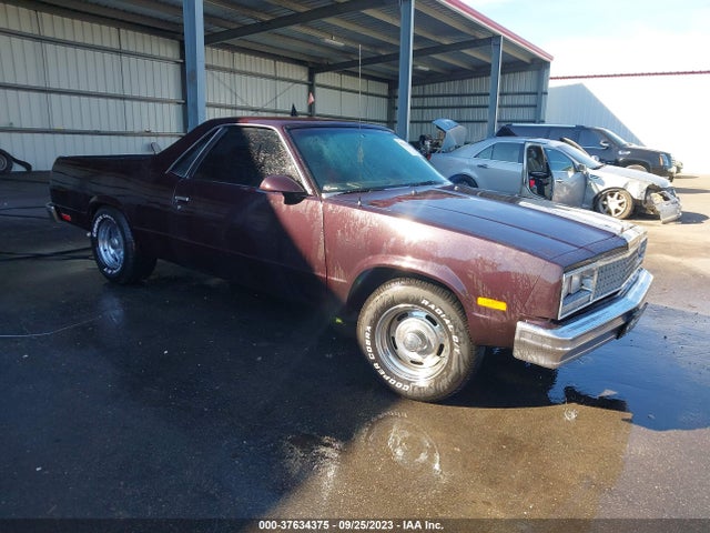 1986 CHEVROLET EL CAMINO VIN: 3GCCW80H9GS907137