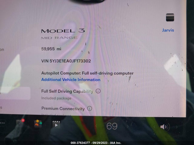 Tesla 2018 2018 5YJ3E1EA0JF173302 Image 17