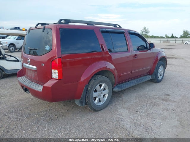 2008 NISSAN PATHFINDER SE VIN: 5N1AR18UX8C634235
