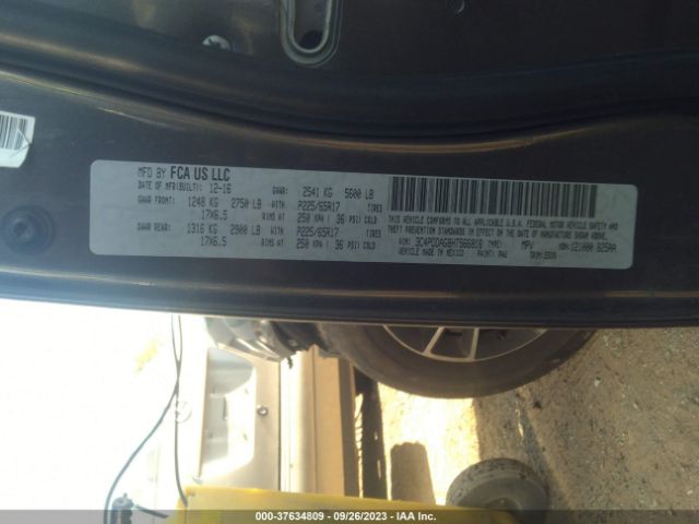 3C4PDDAG8HT566816 Dodge JOURNEY SE