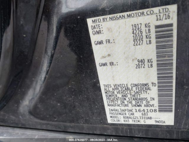 1N4AL3AP3HC164108 Nissan Altima 2.5 S