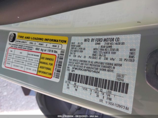 3FMCR9C68PRD14024 Ford Bronco Sport Outer Banks