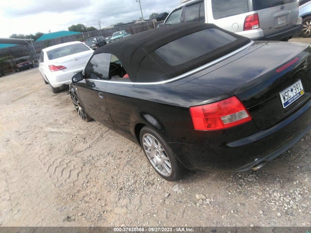2006 AUDI S4 VIN: WUARL48H86K900127