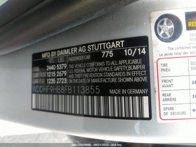 WDDHF9HB8FB113855 Mercedes-Benz E-class E 250 Bluetec
