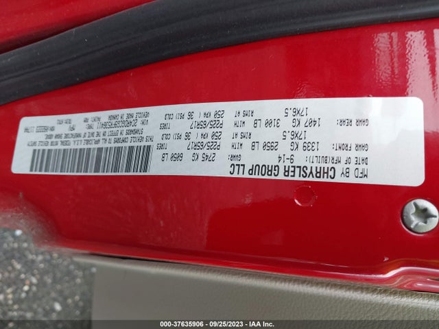 Dodge Grand Caravan Sxt 2015 2C4RDGCG9FR536411 Image 9