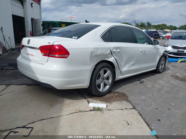 2013 VOLKSWAGEN PASSAT SE W/SUNROOF VIN: 1VWBH7A32DC084116