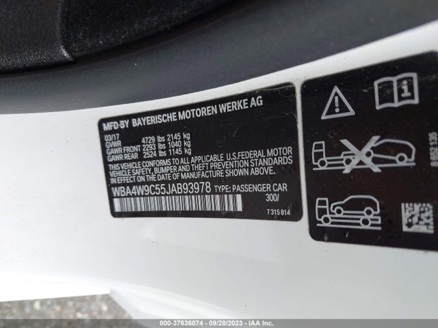 WBA4W9C55JAB93978 BMW 440i Xdrive