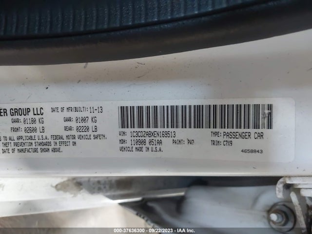 Dodge AVENGER SE 2014 1C3CDZABXEN169513 Image 9