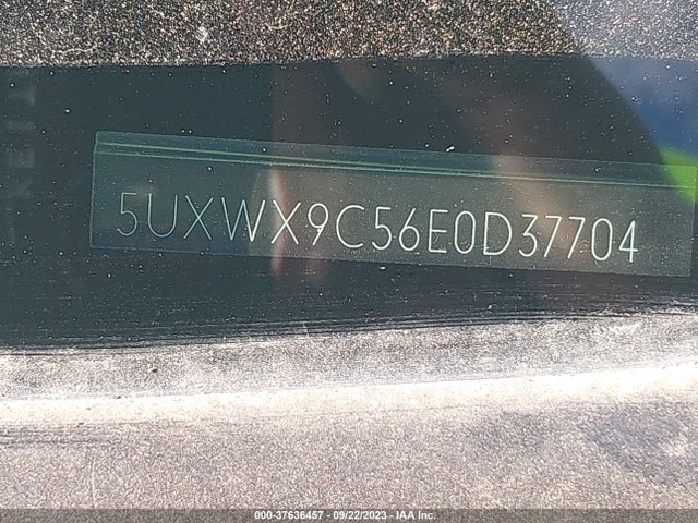 BMW X3 Xdrive28i 2014 5UXWX9C56E0D37704 Image 9