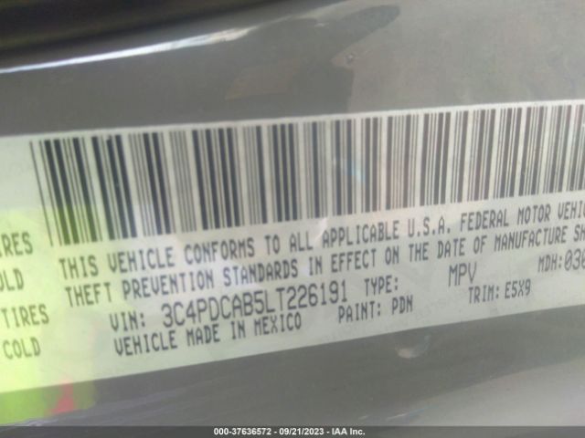 3C4PDCAB5LT226191 Dodge Journey Se Value