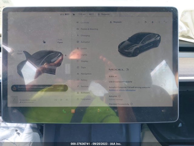 Tesla MODEL 3 2023 5YJ3E1EA1PF463976 Image 7