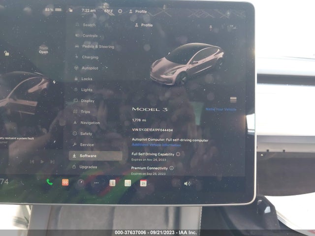 Tesla MODEL 3 2023 5YJ3E1EA1PF644494 Image 7