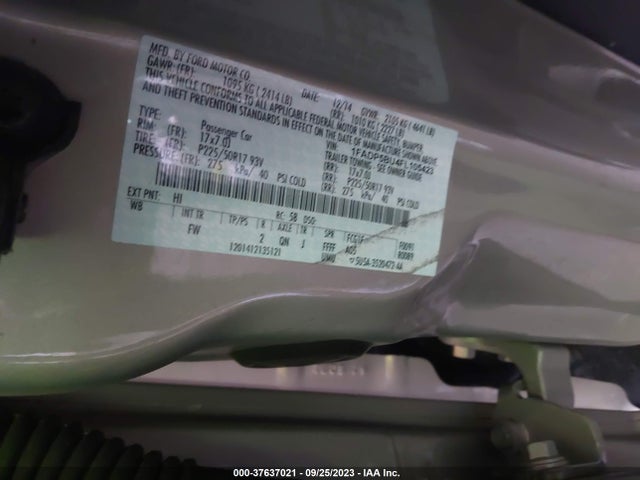 Ford C-max Hybrid Sel 2015 1FADP5BU4FL105423 Image 9