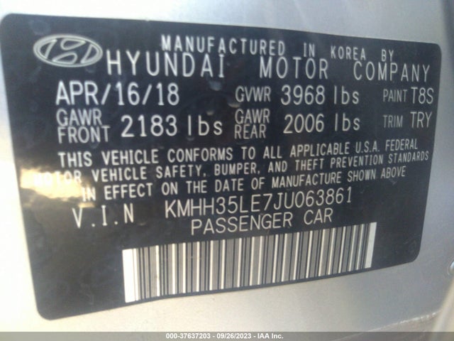 Hyundai ELANTRA GT 2018 KMHH35LE7JU063861 Image 9