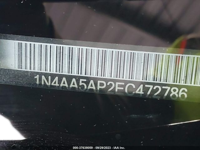 1N4AA5AP2EC472786 Nissan Maxima 3.5 S