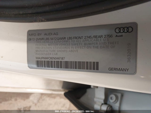 Audi A6 3.0l Tdi Premium Plus 2014 WAUFMAFCXEN046187 Image 9