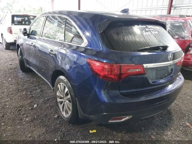 5FRYD4H48FB008796 Acura Mdx Tech Pkg