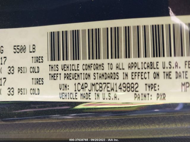 1C4PJMCB7EW149882 Jeep Cherokee Latitude