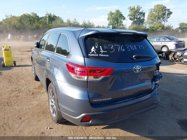 Toyota Highlander Xle 2019 5TDJZRFH6KS990602 Image 3