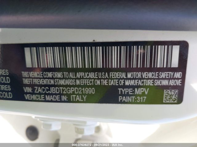 ZACCJBDT2GPD21990 Jeep Renegade Limited