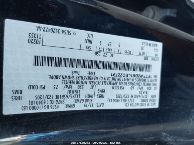 1FT7W2B61LEC22791 Ford Super Duty F-250 Srw Xl/xlt/lariat