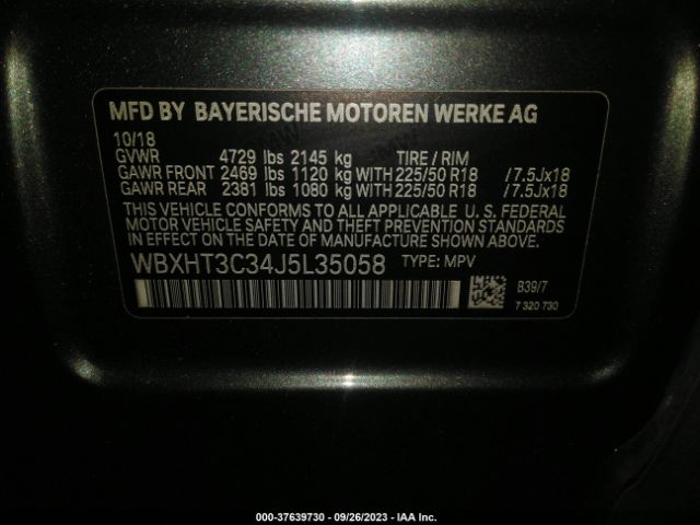 WBXHT3C34J5L35058 BMW X1 Xdrive28i
