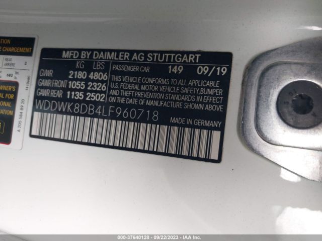 WDDWK8DB4LF960718 Mercedes-Benz C-class C 300