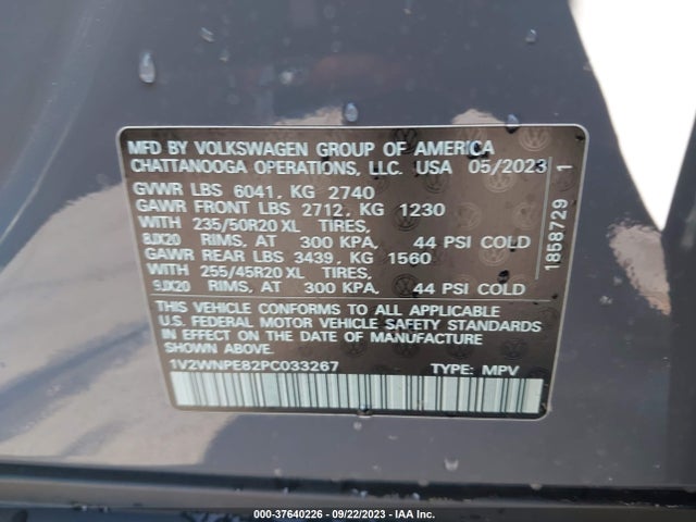 1V2WNPE82PC033267 Volkswagen ID.4 PRO S