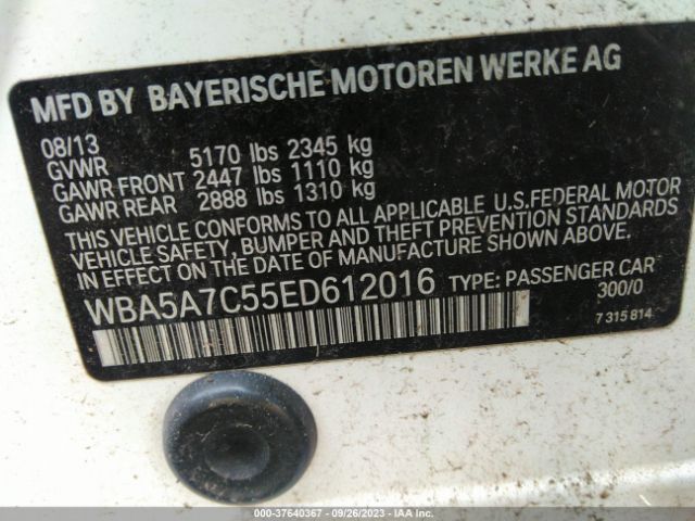 WBA5A7C55ED612016 BMW 528i Xdrive