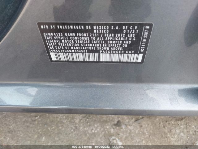 2021 VOLKSWAGEN JETTA 3VWC57BU6MM034502 Photo 8