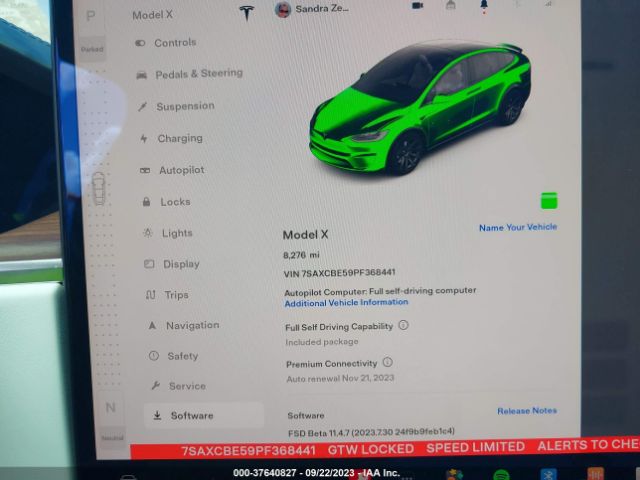 2023 TESLA MODEL X 7SAXCBE59PF368441 Photo 6