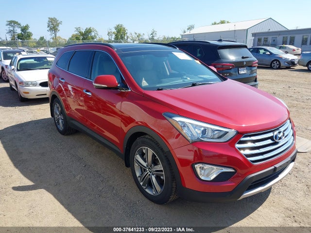 2014 HYUNDAI SANTA FE GLS VIN: KM8SRDHFXEU076058