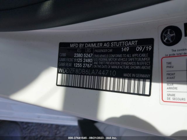 WDDZF8DB6LA744710 Mercedes-Benz E-class E 350